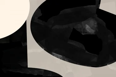 Courbes modernes monochromes