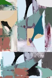 Composition abstraite aux tons discrets