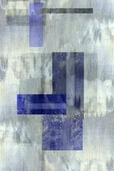 Géométrie bleu pâle
