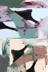 Abstrait géométrique aux tons discrets