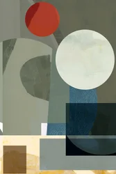 Composition géométrique sobre