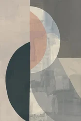 Courbes géométriques aux tons discrets