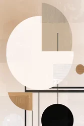 Abstrait géométrique neutre