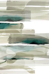Abstrait organique bleu sarcelle
