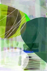 Abstrait vert organique
