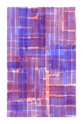 Couches en damier violet et rose