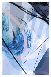 Flux abstrait serein