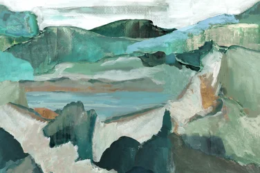 Paysage abstrait serein