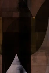 Géométrie sombre et sereine