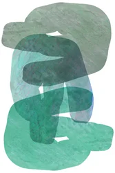 Formes vertes sereines