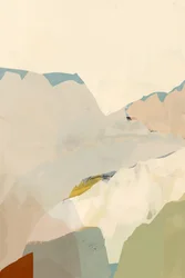 Abstrait « Montagne sereine »