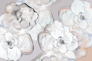 Fleurs blanches délicates