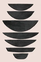 Arcs en croissant superposés