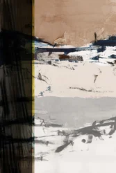 Horizon abstrait texturé