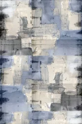 Abstraction texturée bleu-gris