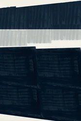 Blocs indigo texturés