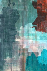 Paysage urbain texturé bleu sarcelle