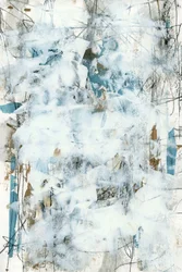 Abstrait blanc et bleu texturé