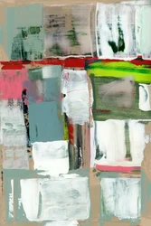 Blocs abstraits aux couleurs vives