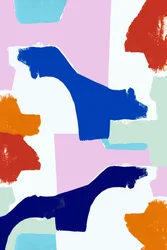 Formes abstraites éclatantes
