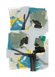 Abstrait « Forêt éclatante »