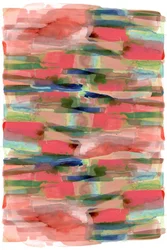 Des traits abstraits superposés aux couleurs vives