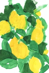 Abstrait « Citron éclatant »