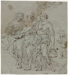 Lot et ses filles (recto)