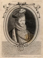 Portrait du roi Louis XII (1462-1515) - Gravure de 
