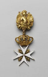 La croix de Malte de Maria Fyodorovna, fin du 18ème siècle