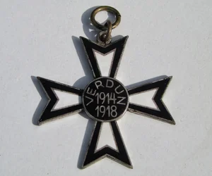 La croix de Verdun commémorant la bataille de Verdun