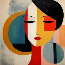 Une femme scandinave, minimaliste moderne