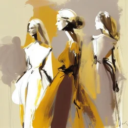 Peinture minimaliste, expressionnisme abstrait, femme