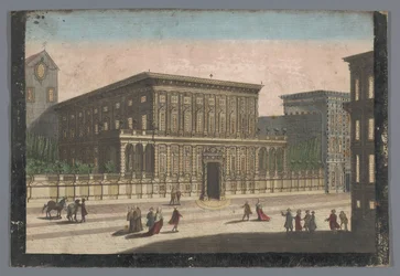 Vue du Palazzo Doria-Tursi à Gênes