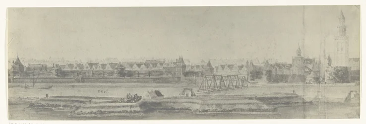 Vue de Kampen, 1672 (série de dessins de l