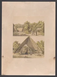 Campement Arawak au Suriname