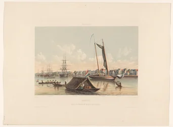 Rive et rade à Paramaribo, Suriname