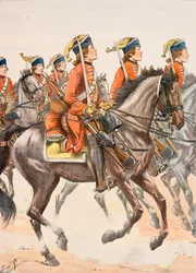 Tenue des troupes françaises à toutes les époques : Dragons de Beauffremont 1759, Collection privée