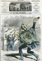 Le jeu des couteaux, Adolphe Thiers (1797-1877), historien et homme d