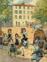 Napoléon Ier Bonaparte à Ajaccio réprimandé par sa gouvernante
