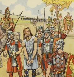 Vercingétorix se rend à Jules César, 52 av. J.-C.