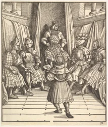 Illustration du Roi Blanc Der Weiß König, 15ème-16ème siècle