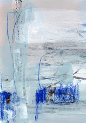Flux abstrait bleu