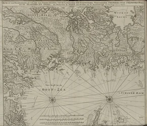 Carte provenant de la collection cartographique de la Bibliothèque nationale de Norvège